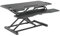 HALTERUNGSPROFI Steh-Sitz Schreibtisch Sit-Stand Workstation Höhenverstellbarer Aufsatz für den Schreibtisch, zum Arbeiten im Sitzen oder Stehen mit Gasdruckfeder GTS-012 (95cm)