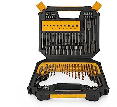 Juego de brocas y puntas profesional Vito Pro-Power |128 piezas | taladrar y atornillar metal, mampostería, madera.