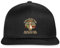 Spreadshirt Wandern Sloth Hiking Team Faultier Snapback Cap, One Size, Schwarz/Schwarz