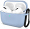 ATUAT Silikon-Schutzhülle für AirPods Pro 2019, Blau