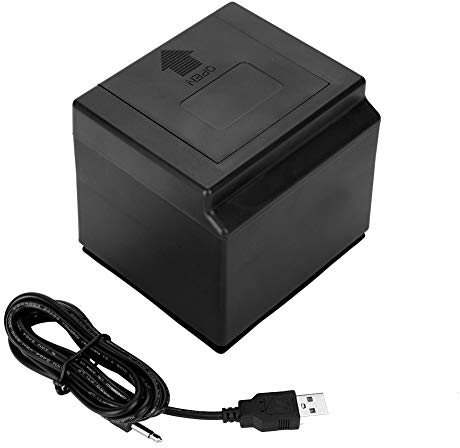 Grillmotor Batterie,Grillmotor Mit Spieß,Grillmotor, Verschleißfestigkeit mit USB-Kabel-Grillmotor, solider und kompakter Hotelgrill Küchenbraten Motor Gartengrill