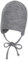 Sterntaler Mütze Wolle – weiche Unisex Babymütze mit Kaschmir-Feeling – Kindermütze aus Wolle (Merino) mit Bindebändern & Wolljersey-Futter - ab Geburt – Silber meliert, Größe 37