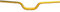 Spank Kleiderbügel Spoon 31,8 mm, 800 mm Rise 75 mm Gold MTB Erwachsene Unisex 31,8 mm