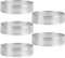 Jevina StüCk Lot de 10 cercles à gâteau ronds en acier inoxydable 8 cm
