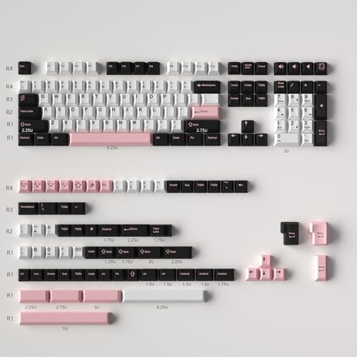 Double Shot Keycaps 169 Tasten Cherry Profil Olivia Keycaps Set Fit für 61/64/87/96/100/104/108 Cherry Mx Schalter ISO ANSI Layout Mechanische Tastatur