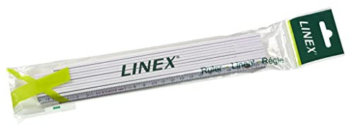 Linex Gliedermaßstab-Zollstock, 2 Meter, metrische Skala, aus Holz, klappbar, 200cm