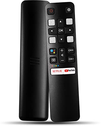 Anloti RC802V Voice Remote Control Rplacement Compatible with All TCL Android 4K UHD Smart TV