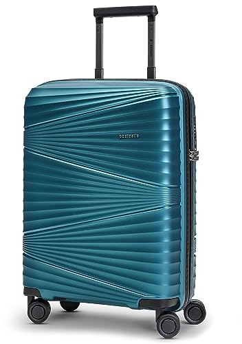Pactastic Ultra-leicht Hartschalen Kabinen-Koffer | Kleiner Cabin-Trolley 39 x 20 x 55 cm | 41 Liter | Polypropylen & TSA | nur 2,25 Kg (Collection 02)