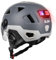 ILM Smart Bluetooth Fahrradhelm Damen Herren mit Visier Warnung Bremse LED Lichtsensor Lichtfunktion Kopfneigen Blinken Auszulösen Modell E3-12LSBT,Bluetooth Grau,XXL