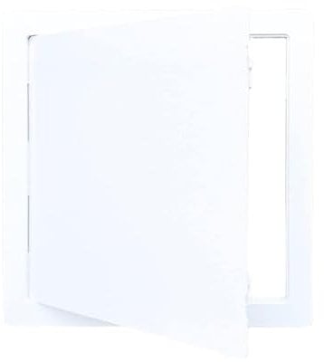 AirTech-UK Access Panel White Plastic Inspection Detachable Door Access Hatch Conceal Wiring Clean Space Easy Access 12 x 12 inches (300 x 300mm)