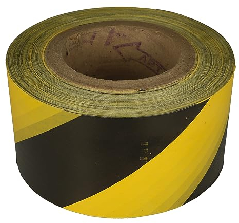 KTEC75X500PEBTBK/Y | KTEC NON-ADHESIVE PE BARRIER TAPE (BLACK/YELLOW) 75MM X 500M X 20 MICRON