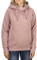 DENIMFY Hoodie Damen Regular Fit DFEmma Kapuzenpullover Pullover Cross-Over Kragen Rose L, Größe:L, Farben:Antique Rose (13300)