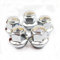 Radbolzen,Radschraube 5 Teile/Los Chrom-Rad-Nutmuttern Passend für Ford Foucs Mk3 Mondeo Kuga Escape Fiesta Fusion Lincoln M12 * 1.5