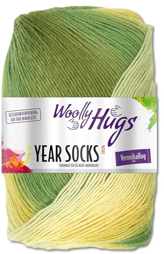 Frida's Wollhaus Woolly Hugs 100 g Year Socks Sockenwolle Sockengarn Farbverlauf 17 Farben (15 | Herbst)