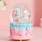 SYXLS Kristallkugel Schloss Schneekugel Geschenk, Manueller Schneefall, Schreibtisch-Ornament, Weihnachts- und Geburtstagsgeschenk, für Kinder Mädchen Desktop Ornament (Karussell)