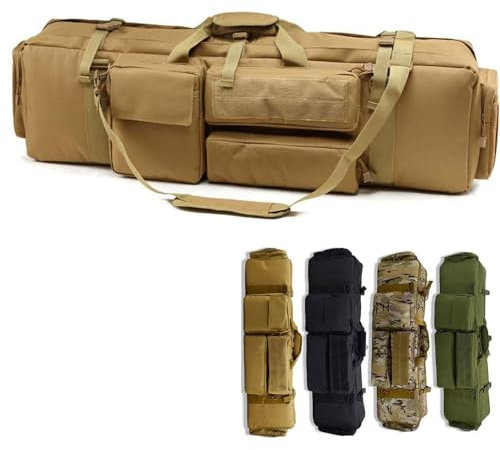 Waffentasche Gewehrtasche Langwaffentasche ， Rifle Case Futteral mit 2 Hauptfächer für M249 C