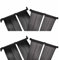 Rantry Pannello riscaldante solare per piscina, 4 pezzi, 80 x 620 cm