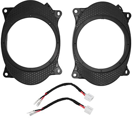 6x9 to 6.5 Inch Car Speaker Adapter Spacer Rings with 2 Wire Harness Replacement for Levin Professional High Strength Door Speaker Mounts Enhance Sound Quality Reduce Vibration