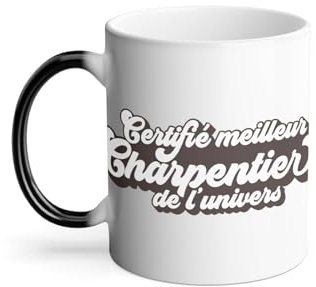 Thermoreagierende Tasse Magischer Becher – zertifiziert bester Zimmermann des Universums – 325 ml