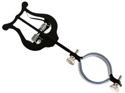 rockible Marschgabel für Trompeten, Marschgabel für Waldhorn/Trompete, FlötenmarschgabelMarschgabel, Notenhalter Klarinette Saxophone, Universal-Blatt für Klarinetten-Marschgabel, Trompeten-Blattclip