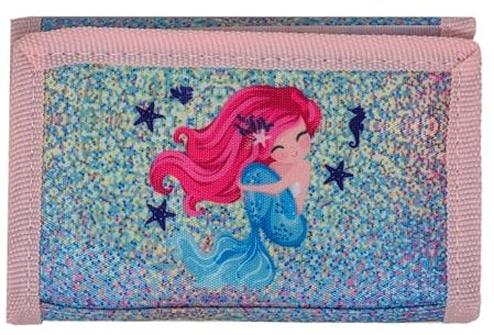 Theonoi Kinder Geldbörse Geldbeutel Portemonnaie Brieftasche (Meerjungfrau)