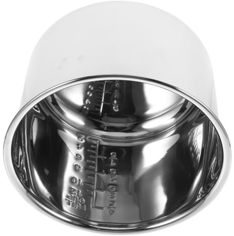UKCOCO Cubeta Olla Acero Inoxidable Recambio para Olla Arrocera para Hervir Leche y Sushi