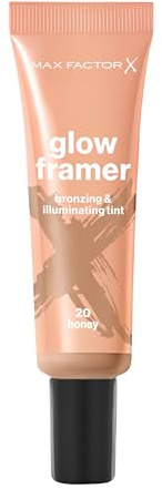 Max Factor Glow Framer, Contouring und Highlight in einem, vereint soften Schimmer mit bronzing Pigmenten, Fb. 20 Honey