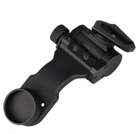 cdpdmai Metall J Arm NVG Mount Helmhalterung Adapter,Geeignet füR Nachtsichtbrillen PVS 14-J-Arm-Halterung NVG J-Arm-Nachtsichthalterung Aluminium-Helmadapter-Zubehör(Color:b)