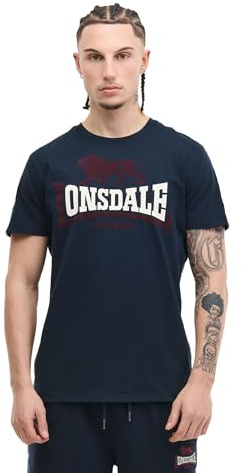 Lonsdale London Elton Männer T-Shirt Navy Streetwear