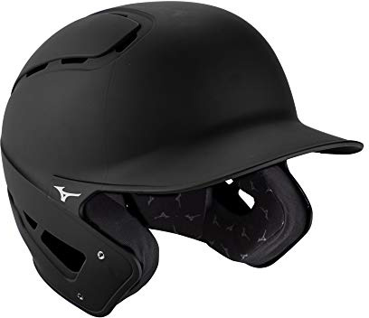Mizuno B6 Adult Baseball Batting Helmet, Black, Small/Medium