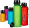 720°DGREE Botella Agua 650ml “uberBottle“ - Tamiz-Fruta, softTouch - Sin BPA, Prueba de Fugas, Reutilizable - Cantimplora, Water Bottle Ideal para Deporte, Fitness, Gimnasio, Senderismo, Colegio