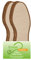 MADE IN GERMANY 2 Paar All Season Frottee-Sohlen Gr. 38/39-100% reines Baumwoll-Frottee auf natürlicher Kokosfaser