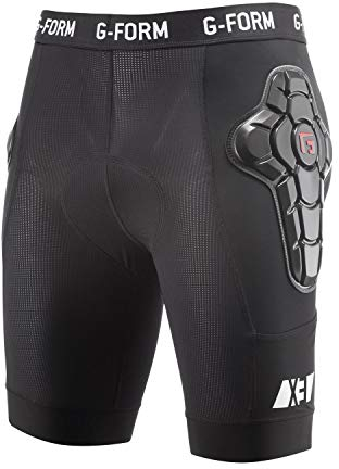 G-Form Herren Pro-X3 Bike Liner Shorts gepolstert für MTB Dh BMX Radfahren (S), Schwarz, S