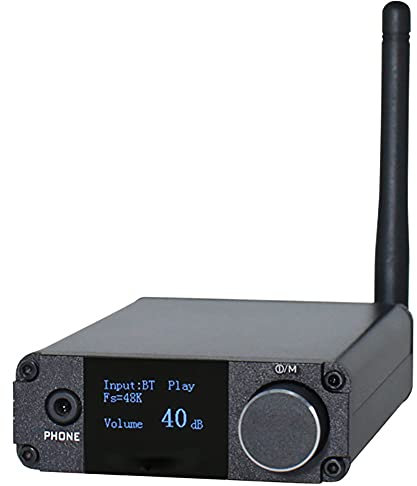 RSGK Audio Decoder, Aptx Wireless Adapter, 24-bit/96kHz Bluetooth 5.0CSR8675, Dac Optical Fiber Coaxial USB Input Fever Decoding Preamp