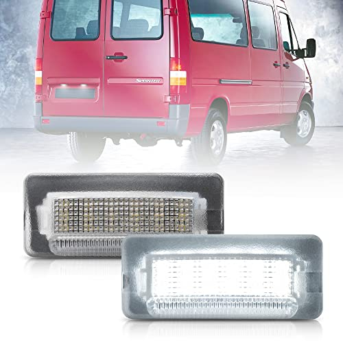 NSLUMO LED Kennzeichenbeleuchtung für Mercedes-Ben Sprinter 1995-2006 W901 W902 W903 W904 W905 Volks LT II MK2 1996-2006 Heckleuchten