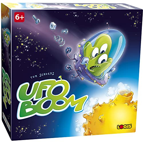 Das Brettspiele UFO Boom I Spielen und Lernen Für Kinder, Lernspiel Für 2 bis 4 Spieler ab 6 Jahren I Entwickelt taktisches Denken und Fördert die Konzentration