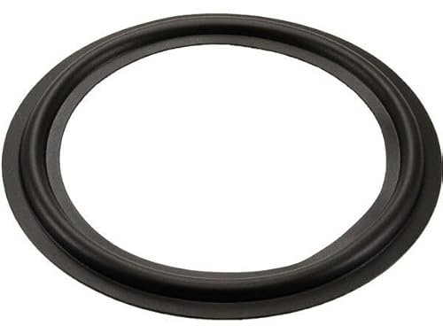 Recambo 6 Inch / 150 mm Rubber Speaker Surround Rings - Woofer Replacement Parts Set for Speaker Repair | Pack of 2