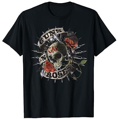 Guns N' Roses Crâne Floral T-Shirt