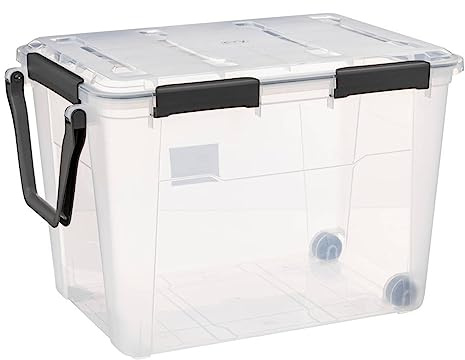 5 five simply smart Kunststoffbox mit Clip, 100 l