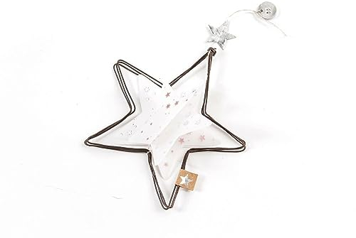 Good old Friends Winter Transparent Ornament Stern 5er