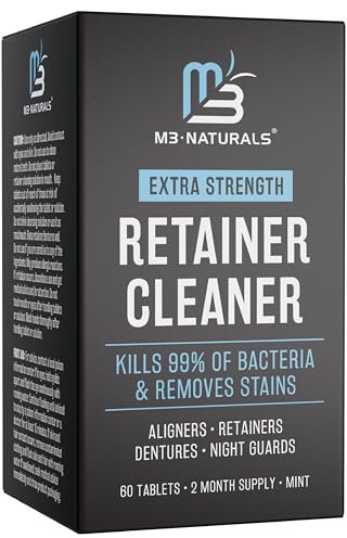 Pastillas limpiadoras de retenedores aprobadas por la FSA y HSA para eliminar olores, manchas y placa, suministro de 2 meses, limpiadores de dentaduras, retenedores, protectores bucales, dentaduras