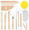 13 Pezzi Strumenti per Scultura in Argilla, Ceramiche di Attrezzi Sculpting Tool, per DIY Mestiere Torta Sculpting Painting…