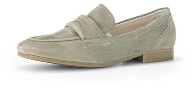 Gabor Damen Slipper, Frauen Slip On,Leichte Mehrweite (G),Slip-ons,Mokassins,Halbschuhe,Slides,Schlupfschuhe,Loafer,Schilf,40.5 EU / 7 UK