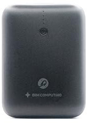 Batterie Externe 10000mAh, Mini Powerbank USB-C et USB, Recharge Rapide et Universelle pour Smartphone, iPhone, MacBook, Android - Portable et Léger, Noire