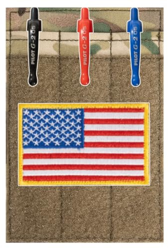 Taktischer Stifthalter, Patch-Halter für Armee- und Luftwaffen-OCP-Uniformen, OCP Klett-Bleistifthalter, Armee-OCP-Uniform-Taschenzubehör, Stifttaschenschutz, Militärtasche, Stifthaltertasche (2)