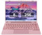 AOCWEI Notebook mit Celeron N5095 (bis zu 2,9 GHz), Kühlgebläse 1920x1200 2K FHD Extrem Schmale Lünette Bildschirm Multifunktionales-Pink
