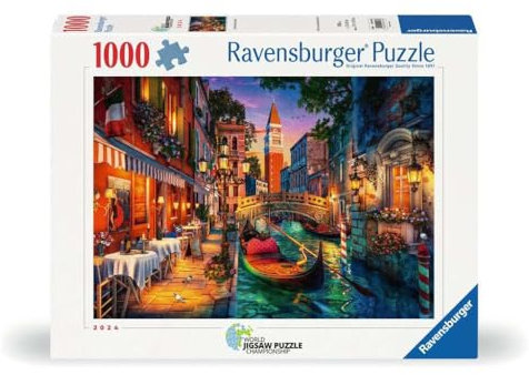 Ravensburger Puzzle 12001439 - Canal Cruise in Venice - 1000 Teile Puzzle für Erwachsene und Kinder ab 14 Jahren