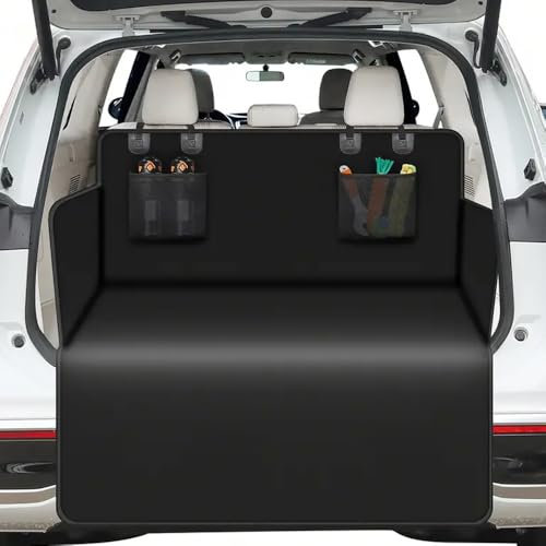 Kofferraumdecke Hunde für Opel Zafira Life ab Bj.2019,Kofferraum Schutzmatte Hund mit Seiten und Ladekantenschutz Auto Kofferraum Hundedecke wasserdicht & Kratzfest