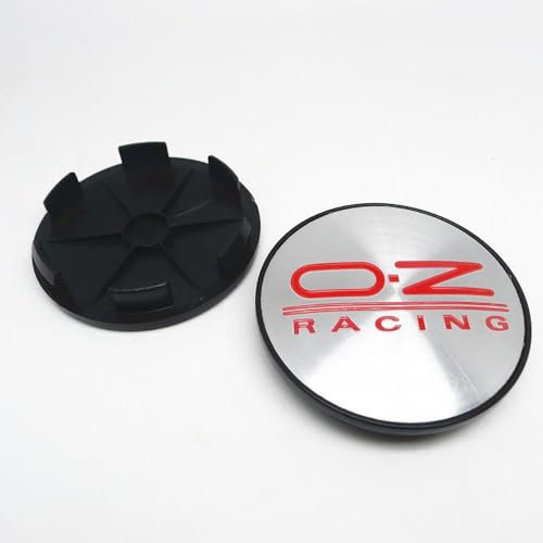 WxsDsq Cache Moyeux Enjoliveurs Capuchons Centre 68MM 4 Pièces Compatible avec pour OZ oz 2024 Moyeu Jante Chapeaux ABS Bague Alliage,D