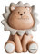 Spardose Kinder, Kleine Spardose, Niedliche Löwen Spardose, Bruchsichere Harz Sparschwein, Harz Löwen Spardose, Geeignet Als Geburtstagsgeschenk, Jubiläumsgeschenk (Braun)